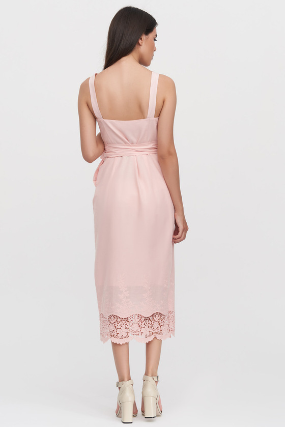 Платье розового цвета с вышивкой 2 - интернет-магазин Natali Bolgar