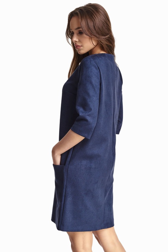 Платье тёмно- синего цвета 1 - интернет-магазин Natali Bolgar
