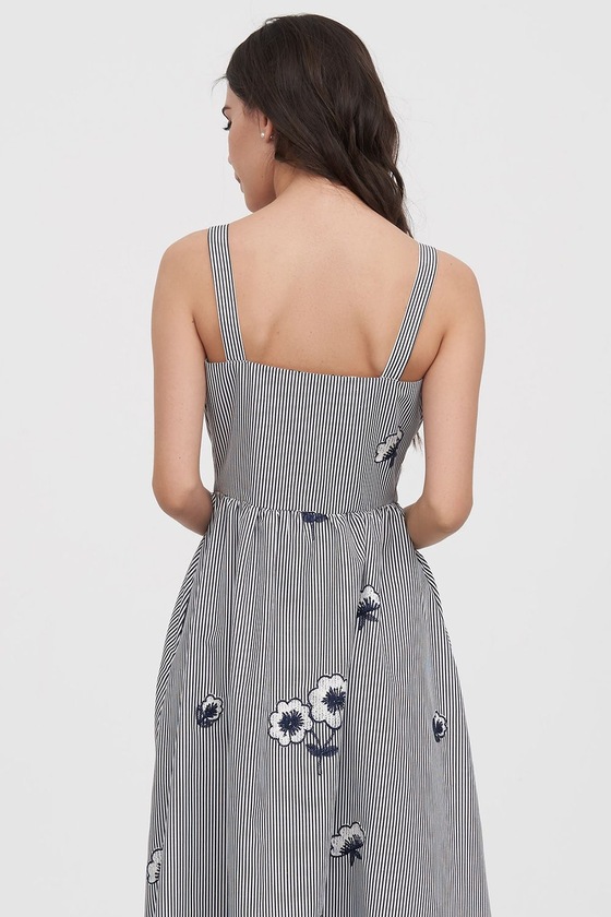 Платье с цветочной вышивкой 3 - интернет-магазин Natali Bolgar