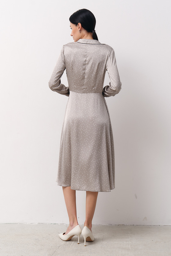 Сукня в горошок зі штучного шовку 2 - интернет-магазин Natali Bolgar