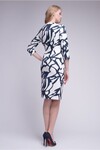 Платье-футляр с абстрактным принтом 1 - интернет-магазин Natali Bolgar
