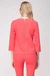 Блуза красного цвета с рукавом три четверти 4 - интернет-магазин Natali Bolgar