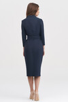 Платье темно-синего цвета  на запах 2 - интернет-магазин Natali Bolgar