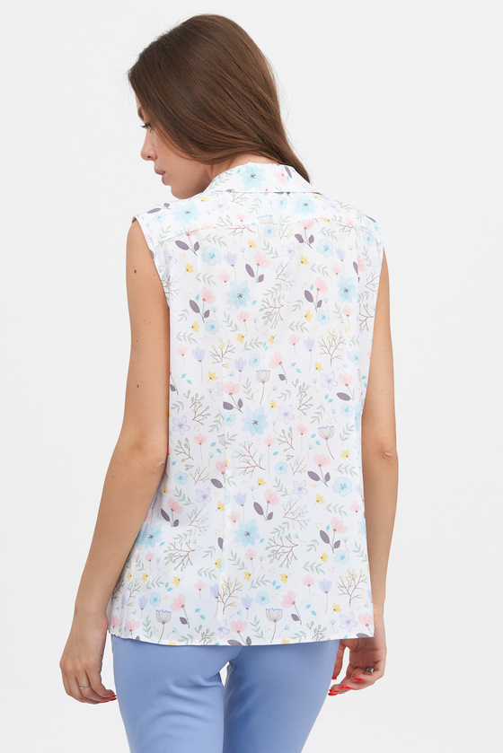 Блуза в цветочном принте 1 - интернет-магазин Natali Bolgar