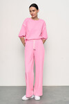 Рожеві штани з трикотажу 5 - интернет-магазин Natali Bolgar