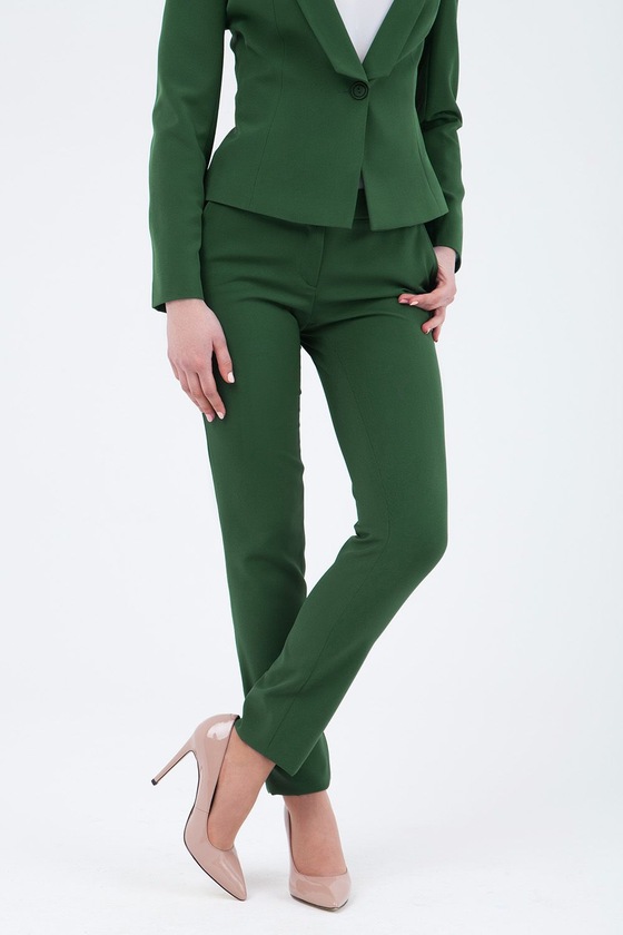 Классические брюки зеленого цвета 2 - интернет-магазин Natali Bolgar