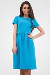 Женственное платье лазурно-голубого оттенка - интернет-магазин Natali Bolgar