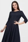 Платье миди темно-синего цвета 1 - интернет-магазин Natali Bolgar