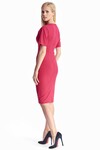 Прилегающее платье малинового цвета 3 - интернет-магазин Natali Bolgar