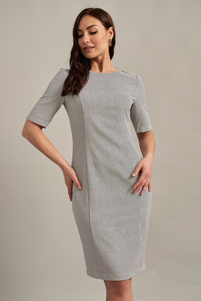 Платье-футляр серого цвета   – Natali Bolgar