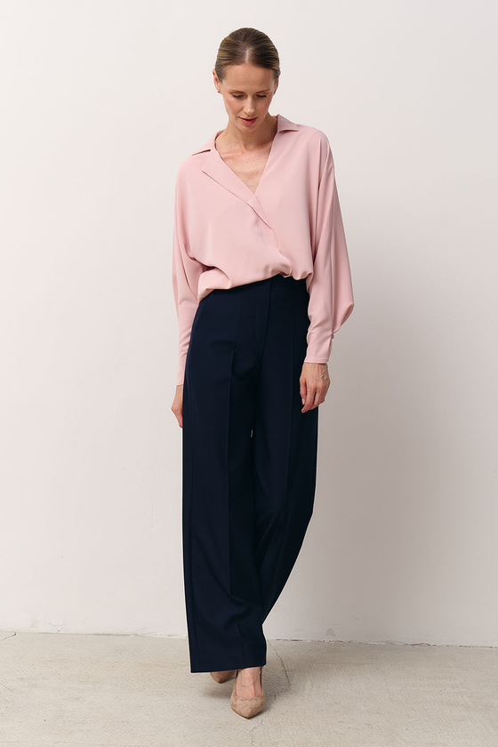 Блуза з віскози кольору пудри 3 - интернет-магазин Natali Bolgar