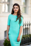 Платье бирюзового цвета 3 - интернет-магазин Natali Bolgar