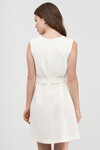 Платье-трапеция белого цвета 3 - интернет-магазин Natali Bolgar