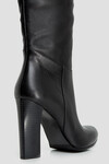 Сапоги с заостренным носком из кожи черного цвета 3 - интернет-магазин Natali Bolgar