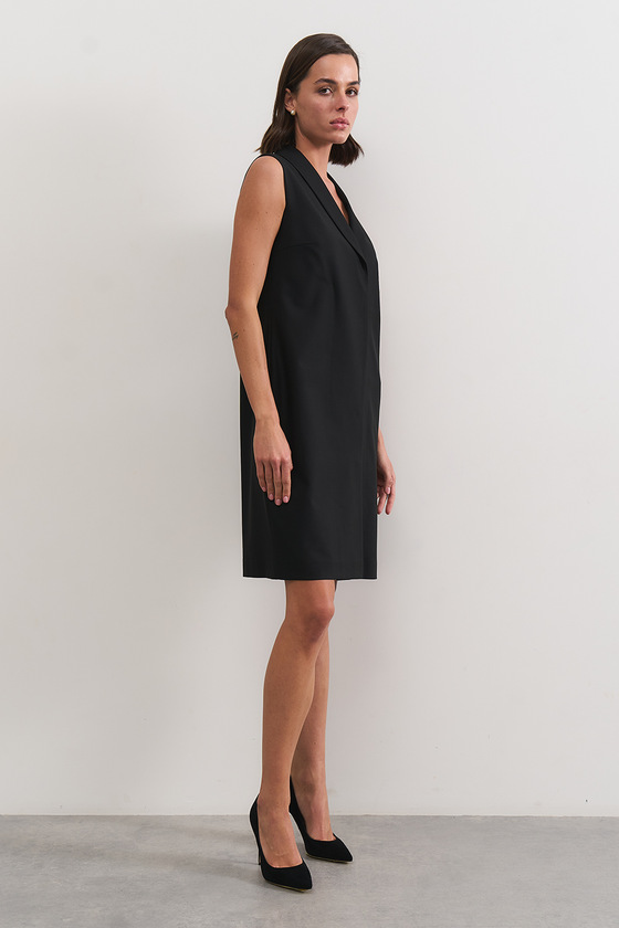 Чорна сукня-жилет 2 - интернет-магазин Natali Bolgar