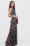 Длинное платье с ярким принтом 3 - интернет-магазин Natali Bolgar