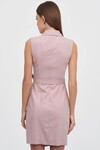 Платье-жилет на запах пудрового цвета 2 - интернет-магазин Natali Bolgar