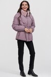 Куртка лилового цвета с поясом - интернет-магазин Natali Bolgar