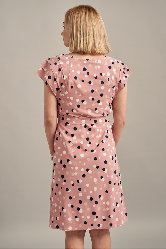 Платье розового цвета в принте 2 - интернет-магазин Natali Bolgar