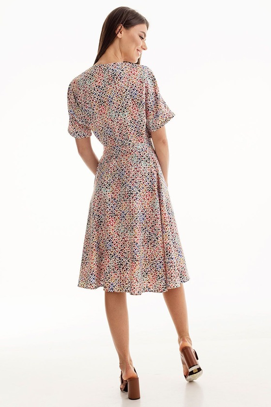 Платье-рубашка с абстрактным принтом  4 - интернет-магазин Natali Bolgar
