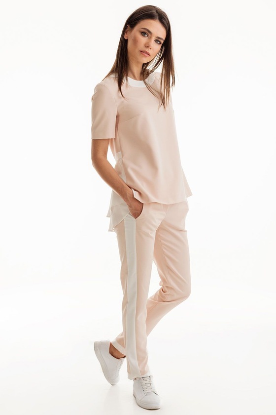 Креповые брюки на резинке 4 - интернет-магазин Natali Bolgar