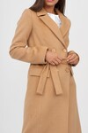 Классическое двубортное пальто цвета кэмел 4 - интернет-магазин Natali Bolgar