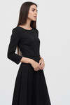 Платье миди черного цвета 1 - интернет-магазин Natali Bolgar