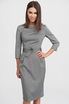 Платье-футляр серого цвета 1 - интернет-магазин Natali Bolgar