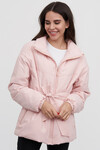 Куртка пудрового цвета с поясом 1 - интернет-магазин Natali Bolgar