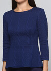 Блуза темно-синего цвета 2 - интернет-магазин Natali Bolgar