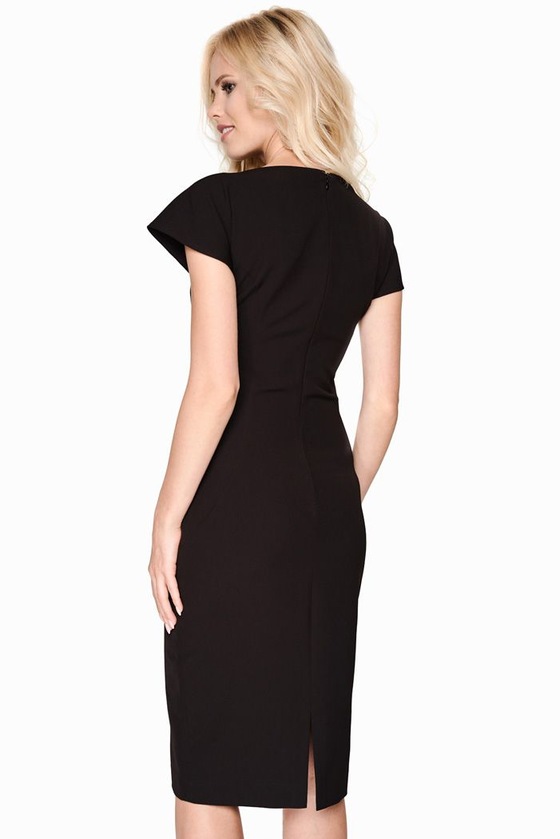 Изысканное платье черного цвета 1 - интернет-магазин Natali Bolgar