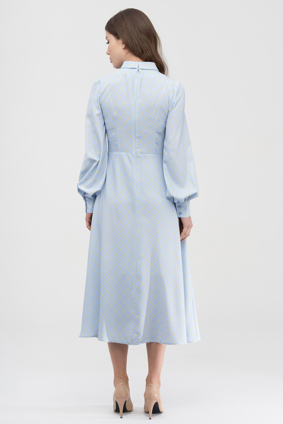 Голубое платье с бантом 3 - интернет-магазин Natali Bolgar