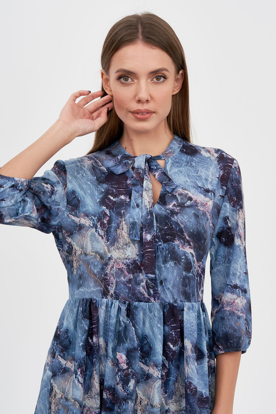 Платье с абстрактным принтом 2 - интернет-магазин Natali Bolgar