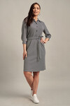 Платье-рубашка светло-серого цвета - интернет-магазин Natali Bolgar