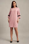 Розовое платье с гипюровыми вставками  3 - интернет-магазин Natali Bolgar