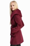 Пальто бордового цвета 2 - интернет-магазин Natali Bolgar
