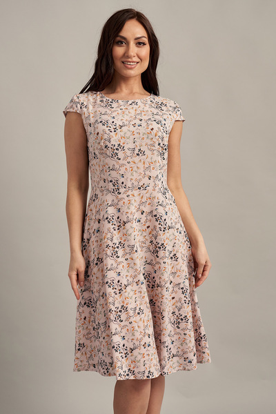 Платье миди с цветочным принтом  – Natali Bolgar