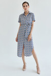 Платье-рубашка с геометрическим принтом 4 - интернет-магазин Natali Bolgar