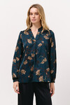 Блуза у квітковий принт зі штучного шовку 6 - интернет-магазин Natali Bolgar