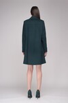 Свободное пальто изумрудного цвета 1 - интернет-магазин Natali Bolgar