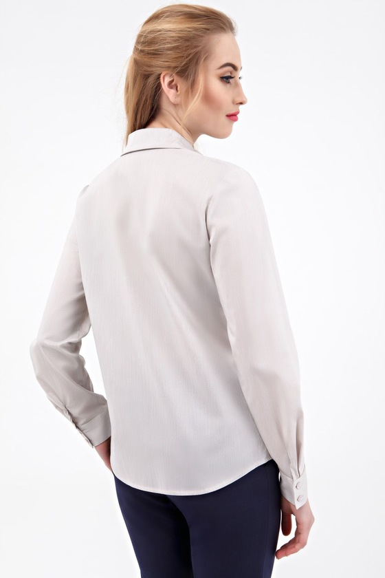 Классическая рубашка жемчужного оттенка 1 - интернет-магазин Natali Bolgar