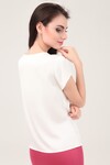 Блуза жемчужно-белого оттенка 1 - интернет-магазин Natali Bolgar