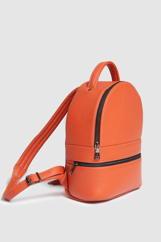 Большой рюкзак оранжевого цвета 1 - интернет-магазин Natali Bolgar