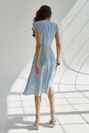 Платье миди нежно-голубого цвета 4 - интернет-магазин Natali Bolgar