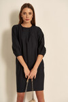 Платье темно-синего цвета 1 - интернет-магазин Natali Bolgar