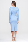 Платье-миди небесно-голубого цвета 4 - интернет-магазин Natali Bolgar