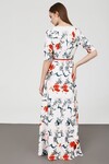 Изысканное платье с цветочным принтом 1 - интернет-магазин Natali Bolgar