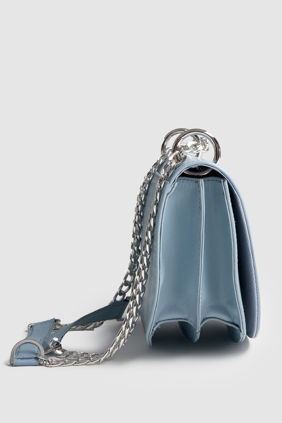 Сумочка кросс-боди голубого цвета 2 - интернет-магазин Natali Bolgar
