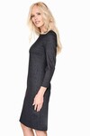 Классическое платье темно-серого цвета 2 - интернет-магазин Natali Bolgar