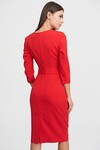 Платье-футляр алого цвета 2 - интернет-магазин Natali Bolgar